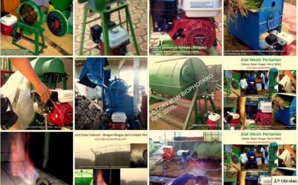 Mesin Bahan Bakar Biogas Pertanian Mandiri Energi